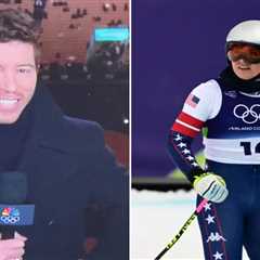 Shaun White calls Lindsey Vonn a ‘legend’ on NBC’s Winter Olympics Opening Ceremony broadcast as he ..