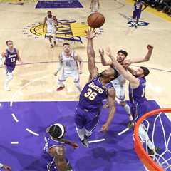 Lakers’ rebounding woes set tone in loss to Thunder as three-game winning streak ends