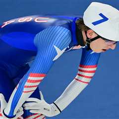 American Jordan Stolz fails to medal in crushing finish to end speed skating star’s Olympics