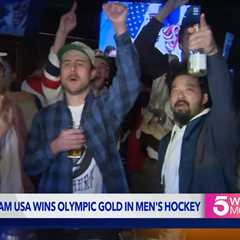 Californians hit the bars before breakfast to cheer on US Olympic hockey team: ‘Freaking out’