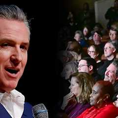 Gavin Newsom Atlanta Audience Was Predominantly White