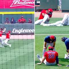 Red Sox’s stud outfielders in scary crash during spring training game