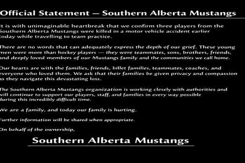 Three teen hockey players killed in crash on way to practice in Canada: ‘Our family is hurting’