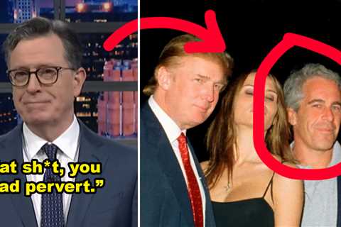 Eat Sh*t, You Dead Pervert. Stephen Colbert Just Reacted To Being In The Epstein Files, And Holy..
