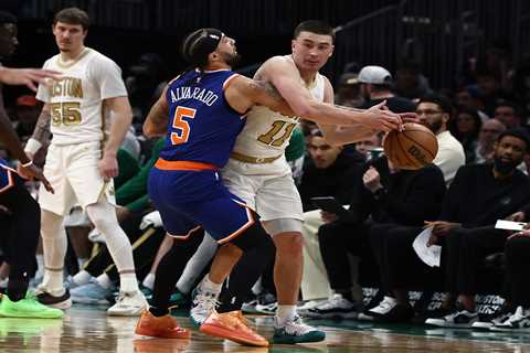 Feisty Jose Alvarado gives Knicks massive jolt in dominant bounce-back win over Celtics