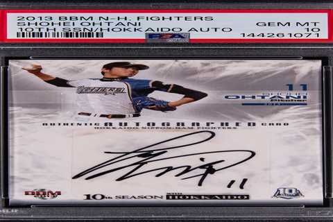 Rare Shohei Ohtani card fetches staggering sum at auction