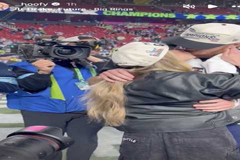 Sam Darnold’s fiancée shares inside look at couple’s Super Bowl 2026 victory lap