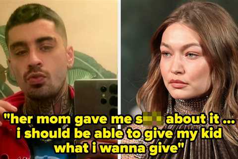 Zayn Malik Revealed That Gigi Hadid Got Mad At Him Over The Eye-Watering Amount Of Money He Gave..