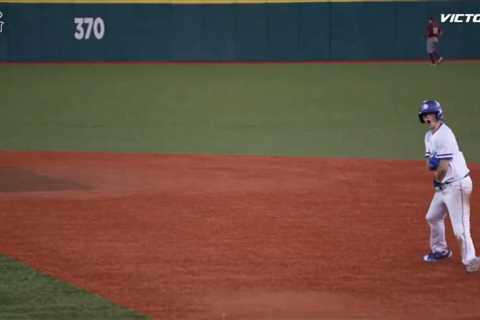 Seton Hall player suffers gruesome injury while celebrating home run in awful college baseball scene