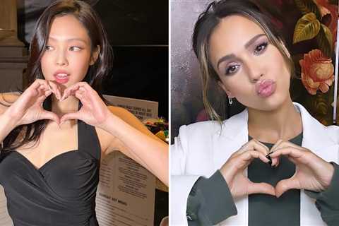 Celebrity Heart Hands For Valentine's Day