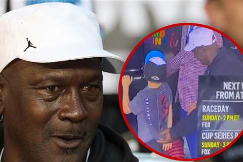 Michael Jordan Catches Heat After Victory Lane Celebration With Tyler Reddick’s Son
