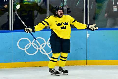 Mika Zibanejad’s Olympic high moment short-lived in Sweden’s crushing loss