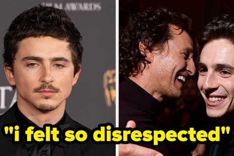 People Are Disgusted Over The “Childish” Prank Matthew McConaughey Pulled On Then-Teenager Timothée ..
