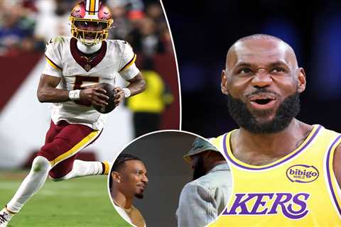 LeBron James meetup with Jayden Daniels has fans speculating he’s going to Wizards