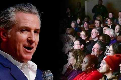 Gavin Newsom Atlanta Audience Was Predominantly White
