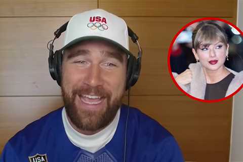 Taylor Swift, Travis Kelce Were Locked In For USA Men's Hockey Gold Medal Win