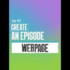 Benefits of creating a webpage for your podcast episodes