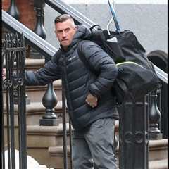 Pink's Husband Carey Hart Seen in NYC While Singer Films Talk Show