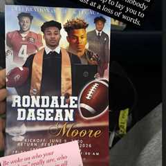 Kyle Pitts rips NFLers who skipped Rondale Moore’s celebration of life: ‘Fake emotion’