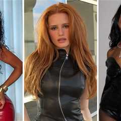 Sexy Stars Leathered Up ... Leather Weather Has Never Looked Better!