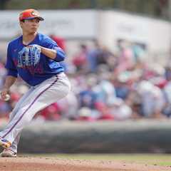 Kodai Senga’s fastball makes velo jump in first spring outing in positive Mets sign