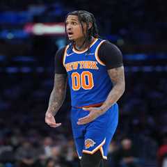 Little-used Jordan Clarkson sees action with Knicks desperate for offense