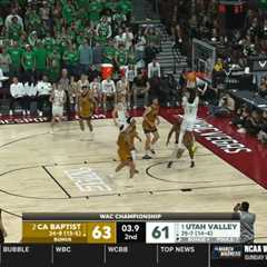 Utah Valley blows March Madness bid on last-second missed dunk