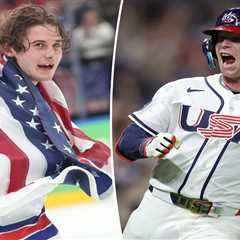 Team USA wears game-worn Olympic hockey gold medal sweaters ahead of WBC Championship Game