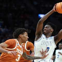 Projected No. 1 pick AJ Dybantsa speaks on NBA draft decision after BYU’s March Madness exit