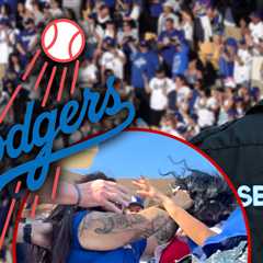 MLB Fans Caught on Video Fighting at Dodger Stadium Opening Day