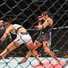 The frightening moment UFC star Maycee Barber gets knocked out — then choked out