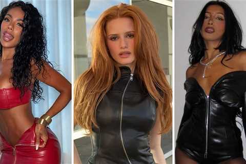 Sexy Stars Leathered Up ... Leather Weather Has Never Looked Better!