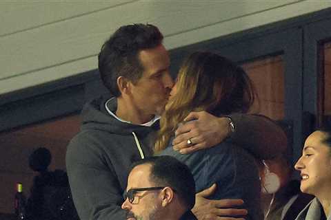 Blake Lively and Ryan Reynolds Snapped Making Out During Soccer Game