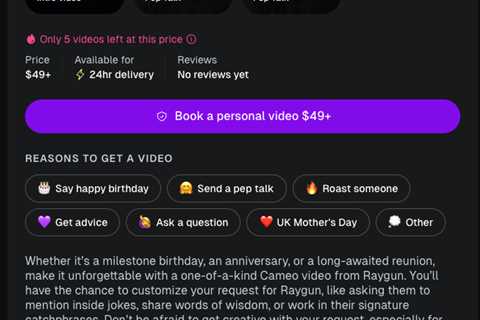 Here’s how much it will cost to get a Raygun Cameo after viral Olympics moment