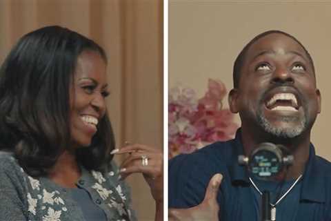 Sterling K. Brown Loses His Cool Over Michelle Obama In Front of Wife Ryan