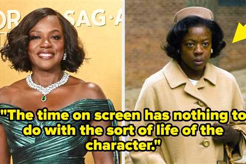 Viola Davis Writes 100-Plus Page Backstories For Her Roles — Even Ones With Only Minutes Of Screen..