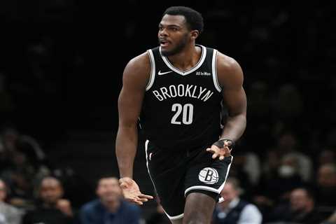 Day’Ron Sharpe out for season with left thumb injury as tanking Nets fall to Hawks