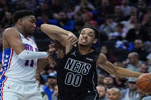 Nets’ furious rally falls short against 76ers as tank keeps rolling on