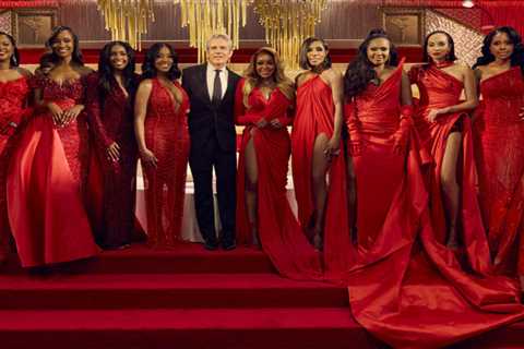 Fashion Credits from the Married to Medicine Season 12 Reunion: Toya Bush-Harris in Red Albina Dyla,..
