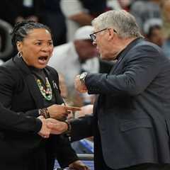Dawn Staley: Geno Auriemma hasn’t reached out after heated handshake argument