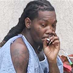 Offset Seen for First Time Since Being Shot, Smoking in Hospital Gown
