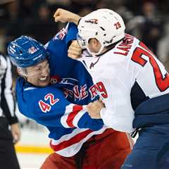Noah Laba tells The Post what he learned from first NHL fight — and how he wants to expand his game