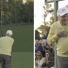 Jack Nicklaus' Ceremonial Masters Tee Shot Lands In Trees