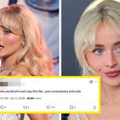 Sabrina Carpenter Said I Don't Like It When A Fan Made A Cultural Sound At Her Show — And People..