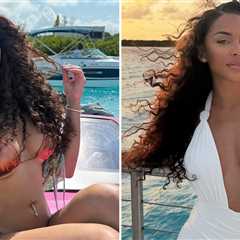 'Love Island' Amaya Espinal Slays Metallic Bikini in Turks & Caicos