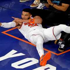 Knicks fans were treated to full KAT experience in all its gory — and glory