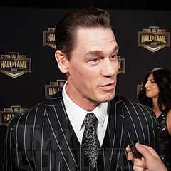 John Cena Talks Hair Transplant, AJ Styles Retiring at WWE Hall of Fame Red Carpet