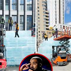 Drake Fans Use Blowtorch to Melt Ice Blocks for Album Release Date, on Video
