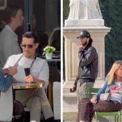 David Del Rio Spotted in Paris With His Wife After 'Matlock' Firing