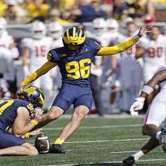 Giants add Michigan kicker Dominic Zvada as part of slew of undrafted free agent signings